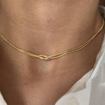 Stainless Steel Chain Necklace Hand Knotted Bracelet
