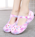 Women’s Printed Jelly Sandals – Summer Beach Shoes: