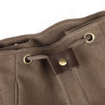 Vintage Canvas School Backpack