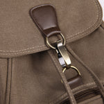Vintage Canvas School Backpack
