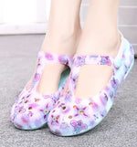 Women’s Printed Jelly Sandals – Summer Beach Shoes: