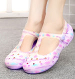 Women’s Printed Jelly Sandals – Summer Beach Shoes: