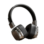 Retro Wireless Bass Headset Silver Black