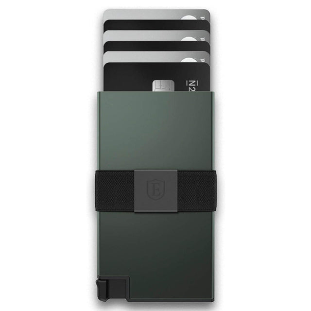 Ultra-Thin Aluminum Card Holder Wallet – RFID-Blocking, Minimalist & Expandable (for Men)