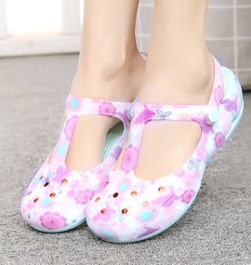Women’s Printed Jelly Sandals – Summer Beach Shoes:
