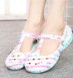 Women’s Printed Jelly Sandals – Summer Beach Shoes: