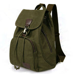 Vintage Canvas School Backpack