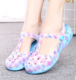 Women’s Printed Jelly Sandals – Summer Beach Shoes: