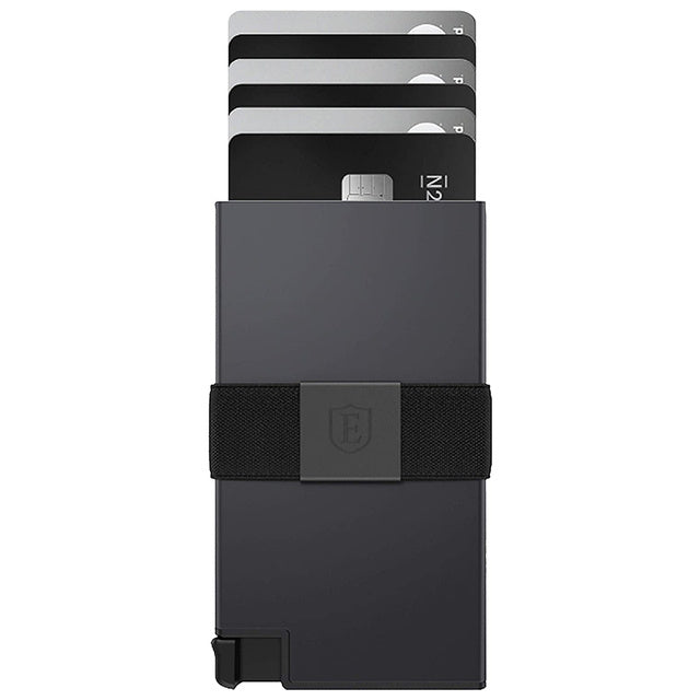 Ultra-Thin Aluminum Card Holder Wallet – RFID-Blocking, Minimalist & Expandable (for Men)