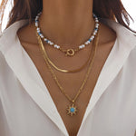 Ethnic Style Stringed Pearls Necklace