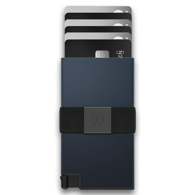 Ultra-Thin Aluminum Card Holder Wallet – RFID-Blocking, Minimalist & Expandable (for Men)
