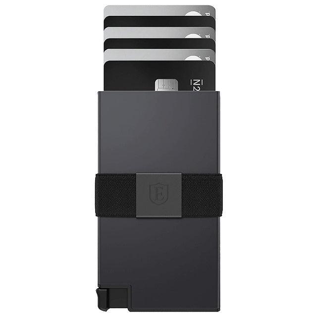 Ultra-Thin Aluminum Card Holder Wallet – RFID-Blocking, Minimalist & Expandable (for Men)