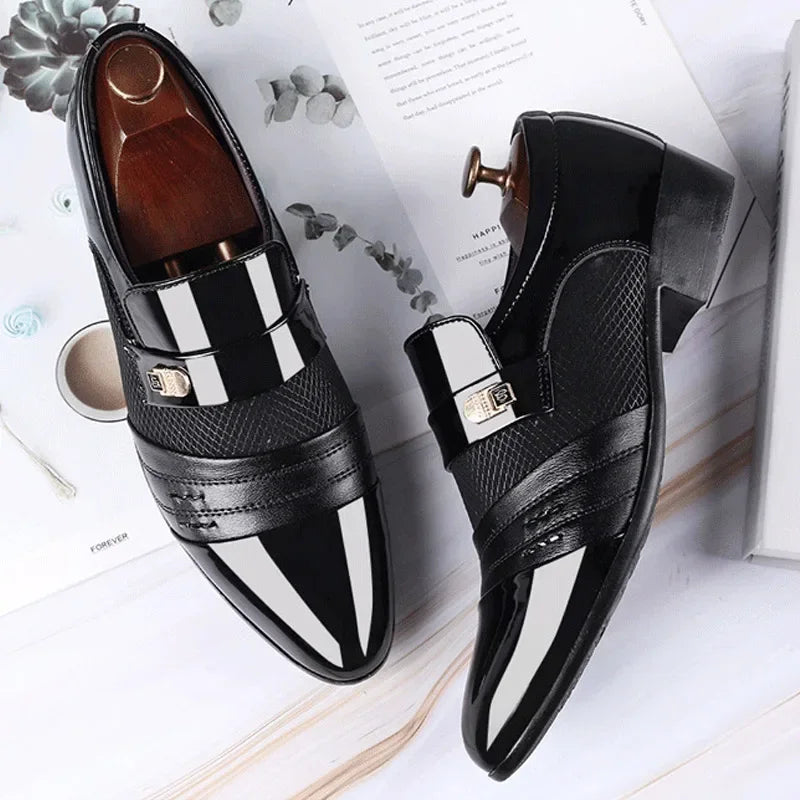 Classic Leather Oxford Shoes Black