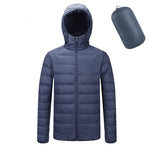 Men's Winter Hooded Jacket – Front View