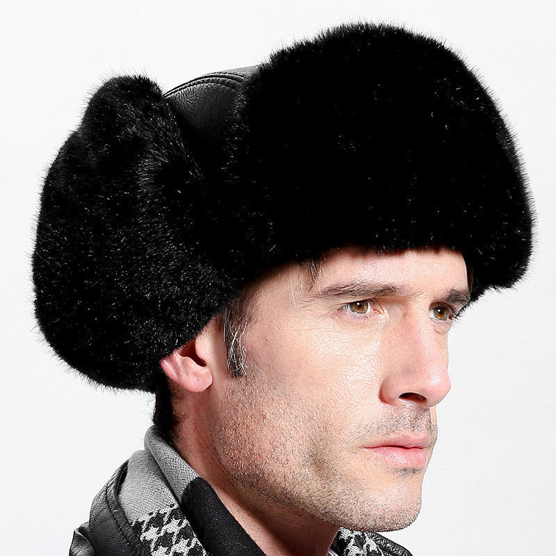  Thick Earmuffs Protector Lei Feng Cap Man