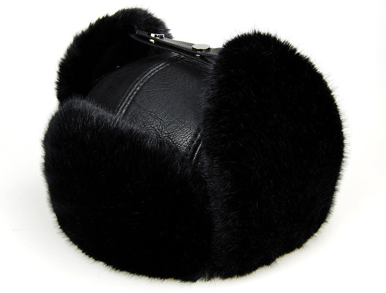  Thick Earmuffs Protector Lei Feng Cap – Top View
