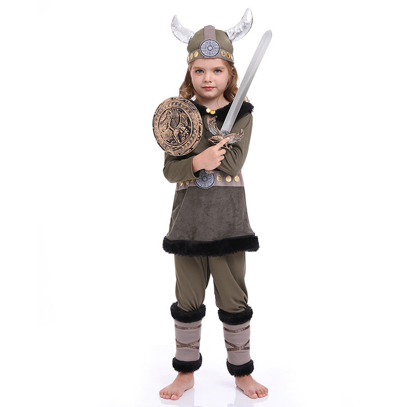 Pirate Bull Warrior Costume Vikings Performance Costume