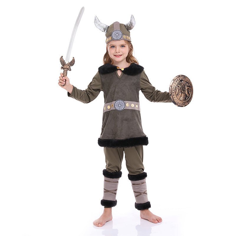 Pirate Bull Warrior Costume Vikings Performance Costume