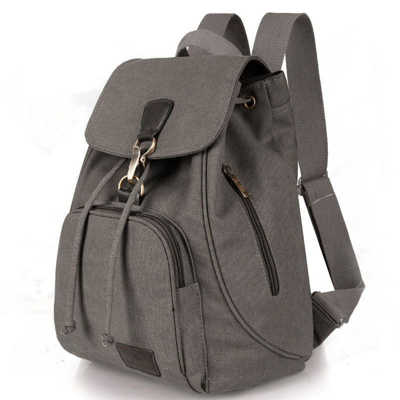 Vintage Canvas School Backpack