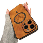 Magnetic Sheepskin Pattern Mobile Phone Protective Case