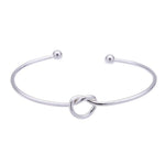 Titanium Steel Material Does Not Fade 18K Gold Plating Knotted C- Shaped Bracelet & Watch Ornament